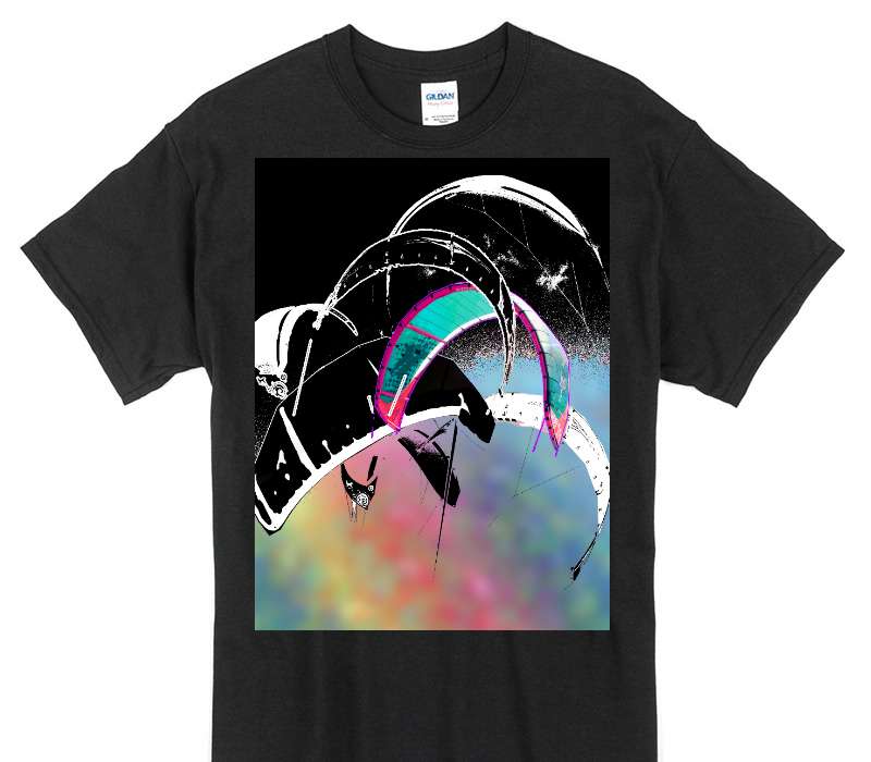 Custom Gildan 100% Cotton Black T-Shirt