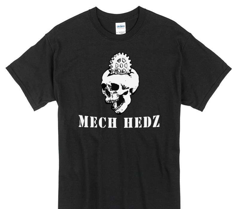 Custom Gildan 100% Cotton Black T-Shirt