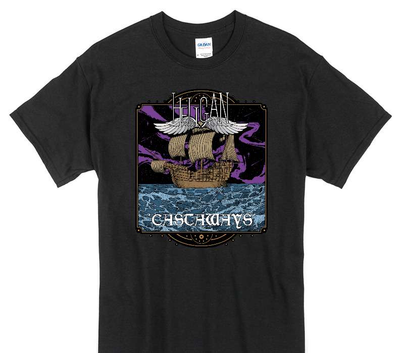 Custom Gildan 100% Cotton Black T-Shirt