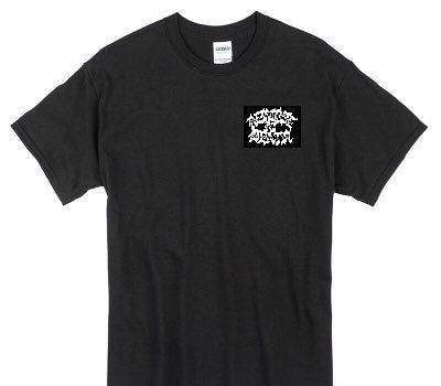 Custom Gildan 100% Cotton Black T-Shirt