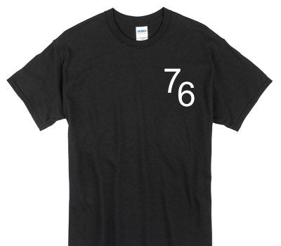 Custom Gildan 100% Cotton Black T-Shirt