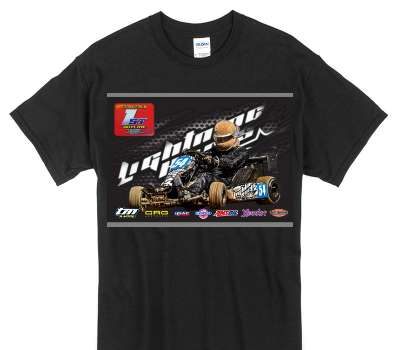 Custom Gildan 100% Cotton Black T-Shirt