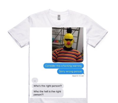 Custom AS Colour 100% Cotton White T-Shirt