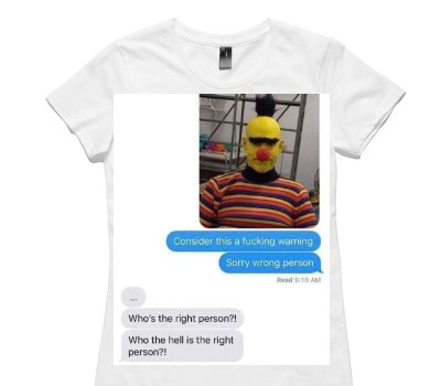 Custom Womens AS Colour 100% Cotton White T-Shirt
