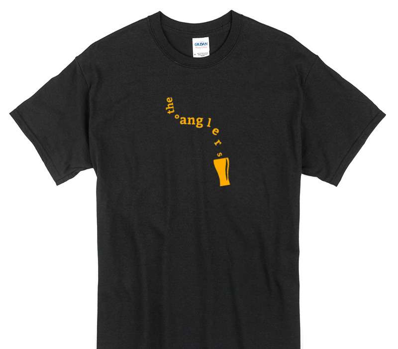 Custom Gildan 100% Cotton Black T-Shirt
