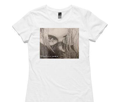 Custom Womens AS Colour 100% Cotton White T-Shirt