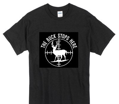 Custom Gildan 100% Cotton Black T-Shirt