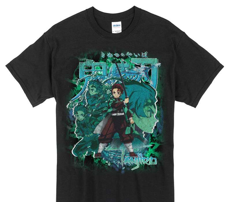 Custom Gildan 100% Cotton Black T-Shirt