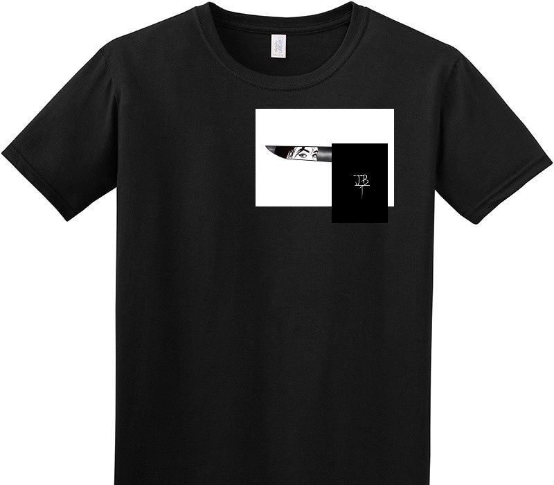 Custom Adult Soft Style 100% Cotton Black T-Shirt