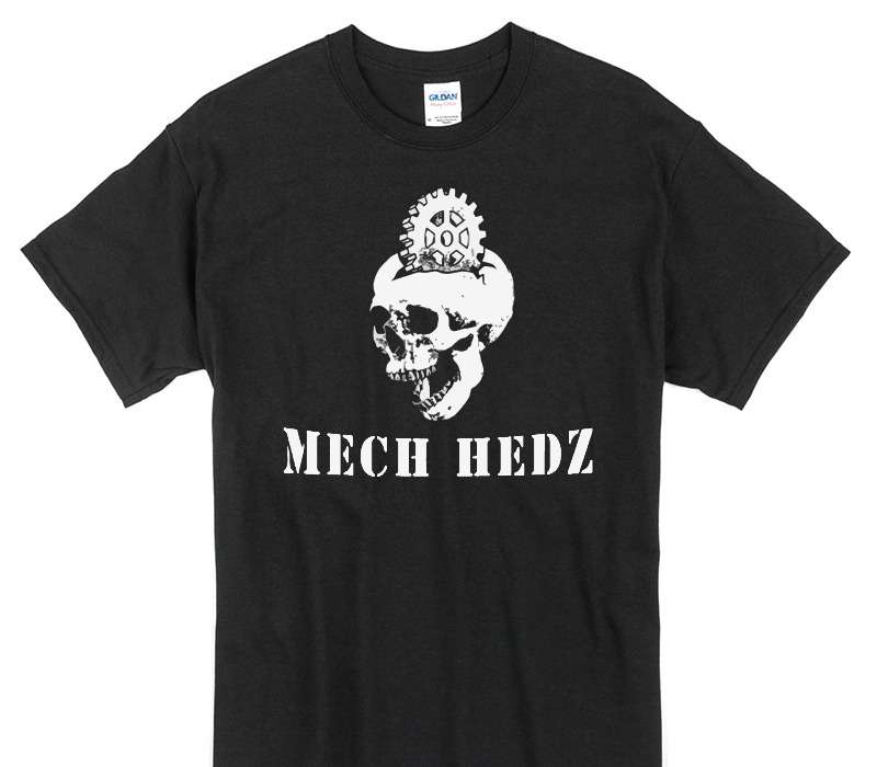 Custom Gildan 100% Cotton Black T-Shirt