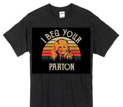 Custom Gildan 100% Cotton Black T-Shirt