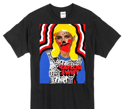 Custom Gildan 100% Cotton Black T-Shirt