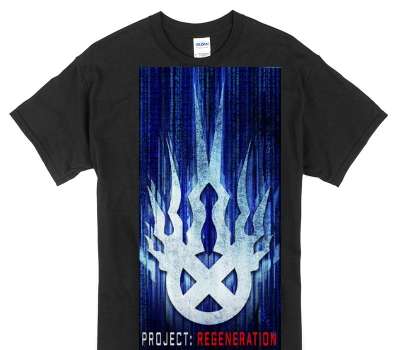 Custom Gildan 100% Cotton Black T-Shirt