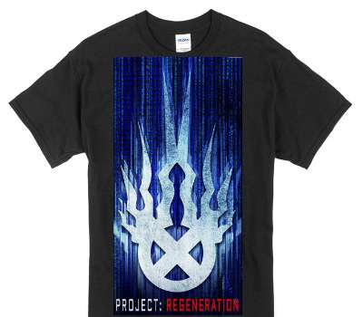 Custom Gildan 100% Cotton Black T-Shirt
