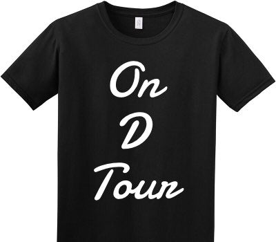 Custom Adult Soft Style 100% Cotton Black T-Shirt