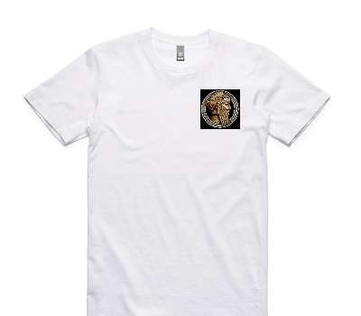 Custom AS Colour 100% Cotton White T-Shirt