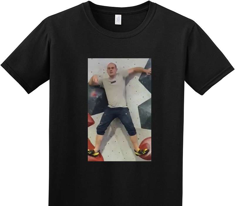 Custom Adult Soft Style 100% Cotton Black T-Shirt