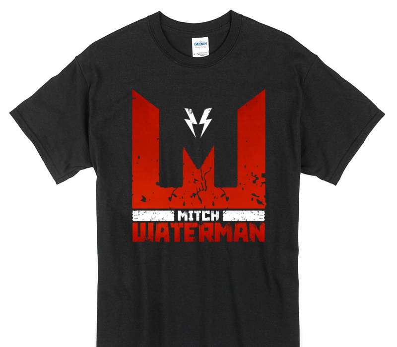 Custom Gildan 100% Cotton Black T-Shirt