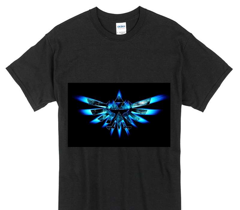 Custom Gildan 100% Cotton Black T-Shirt