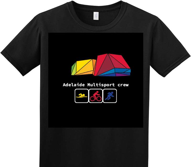 Custom Adult Soft Style 100% Cotton Black T-Shirt