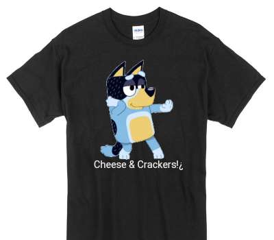 Custom Gildan 100% Cotton Black T-Shirt