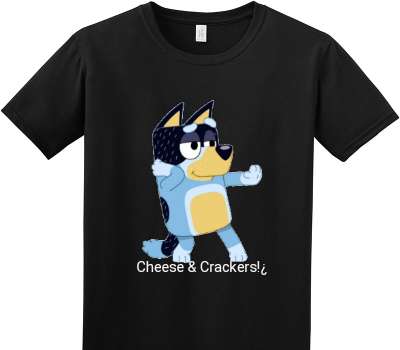 Custom Adult Soft Style 100% Cotton Black T-Shirt