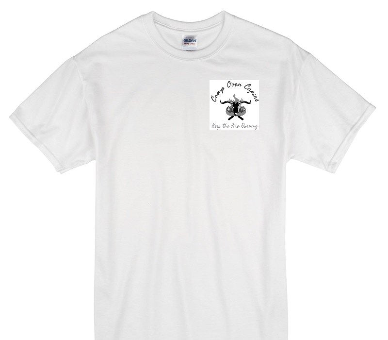 Custom Gildan 100% Cotton White T-Shirt