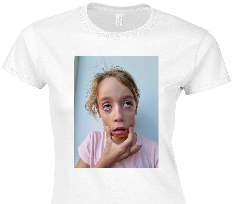 Custom Womens Soft Style 100% Cotton White T-Shirt