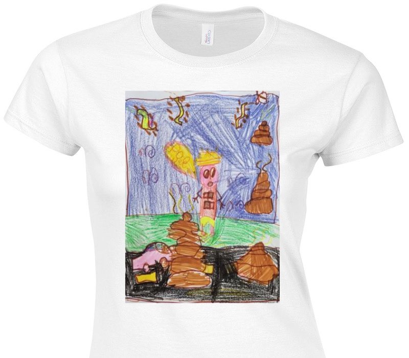 Custom Womens Soft Style 100% Cotton White T-Shirt