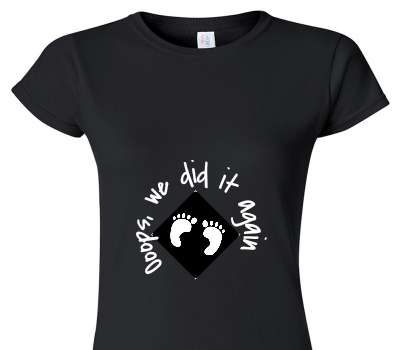 Custom Womens Soft Style 100% Cotton Black T-Shirt