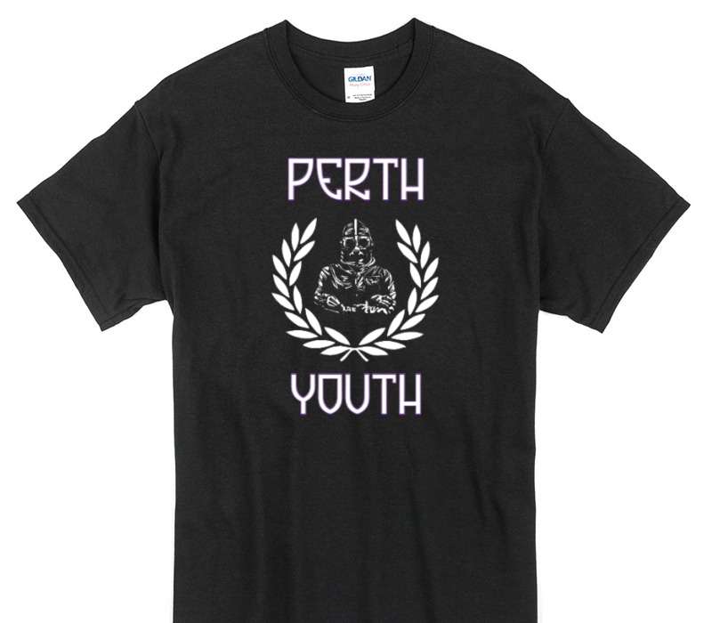 Custom Gildan 100% Cotton Black T-Shirt