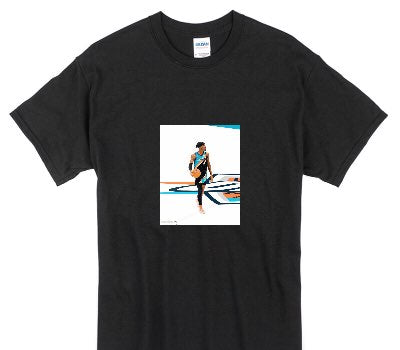 Custom Gildan 100% Cotton Black T-Shirt