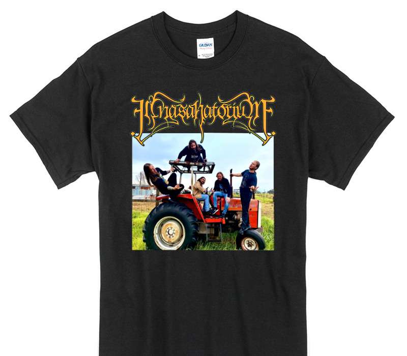 Custom Gildan 100% Cotton Black T-Shirt
