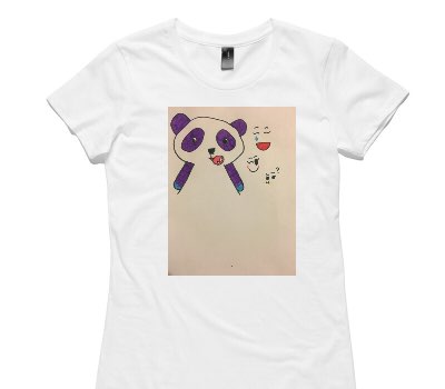 Custom Womens AS Colour 100% Cotton White T-Shirt