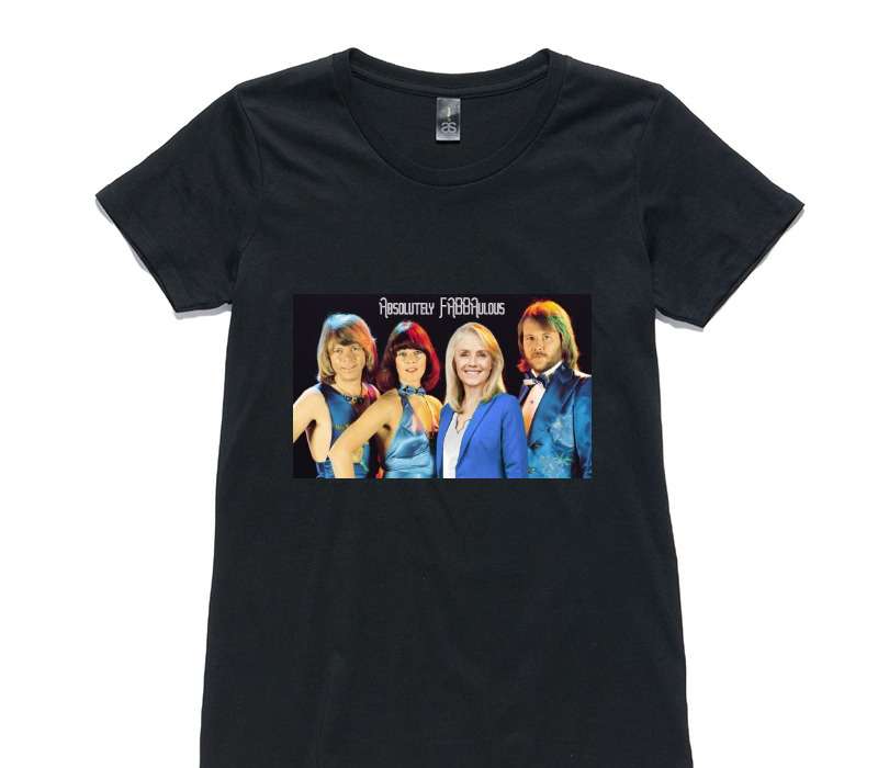 Custom Womens AS Colour 100% Cotton Black T-Shirt
