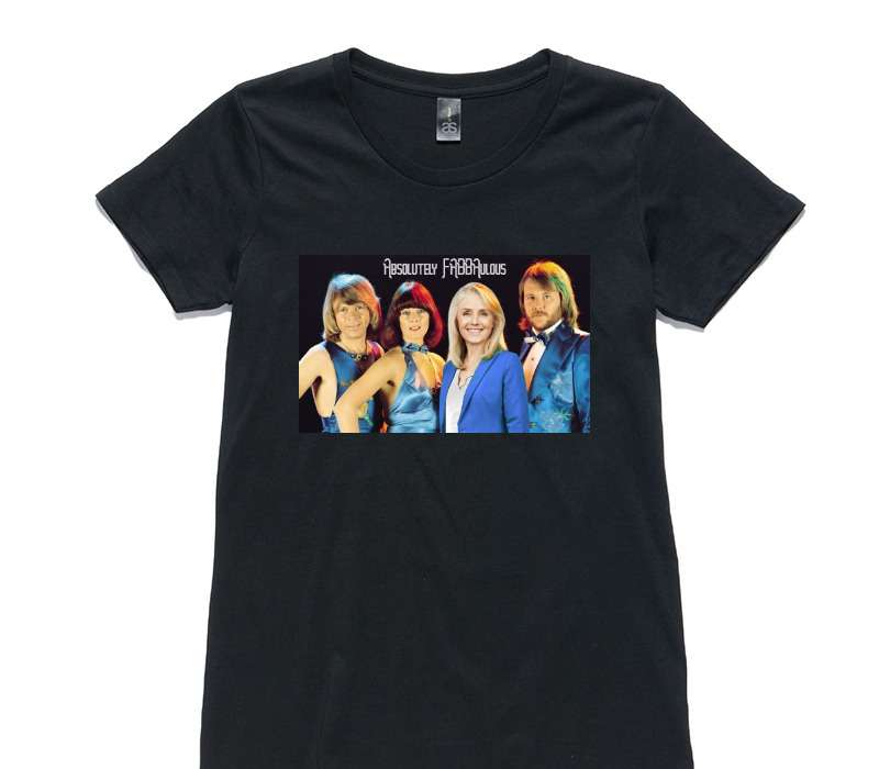 Custom Womens AS Colour 100% Cotton Black T-Shirt