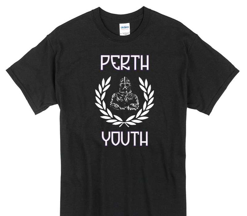 Custom Gildan 100% Cotton Black T-Shirt