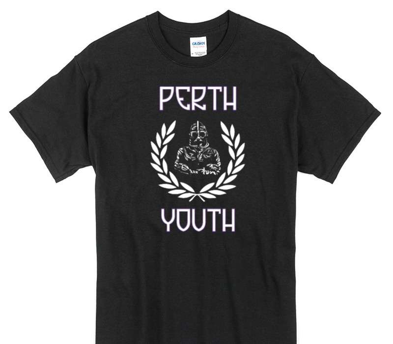 Custom Gildan 100% Cotton Black T-Shirt