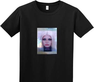 Custom Adult Soft Style 100% Cotton Black T-Shirt