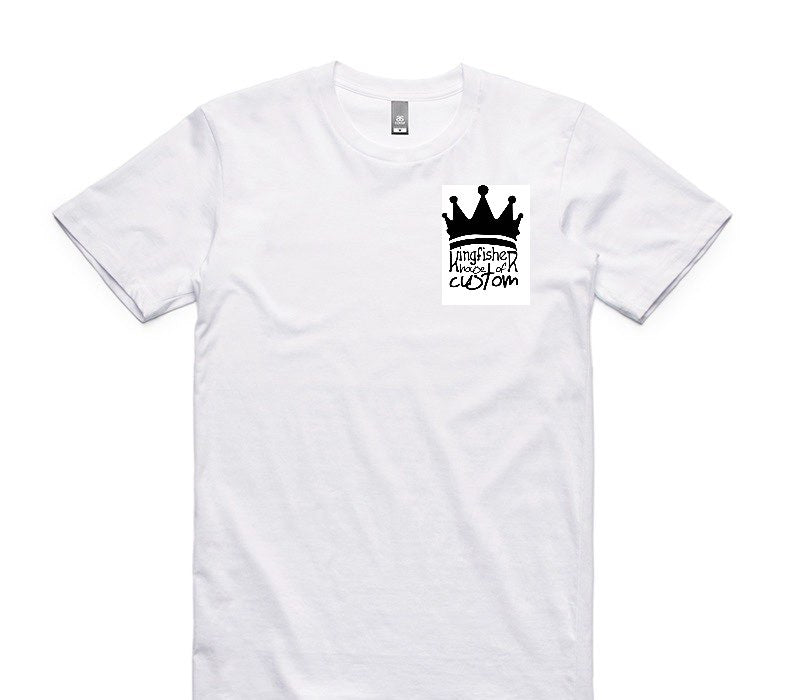Custom AS Colour 100% Cotton White T-Shirt