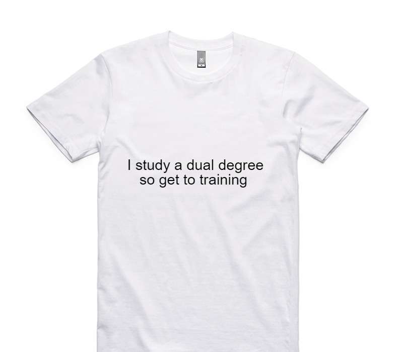Custom AS Colour 100% Cotton White T-Shirt