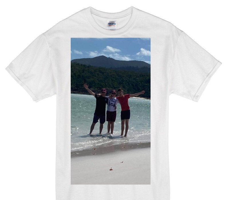 Custom Gildan 100% Cotton White T-Shirt