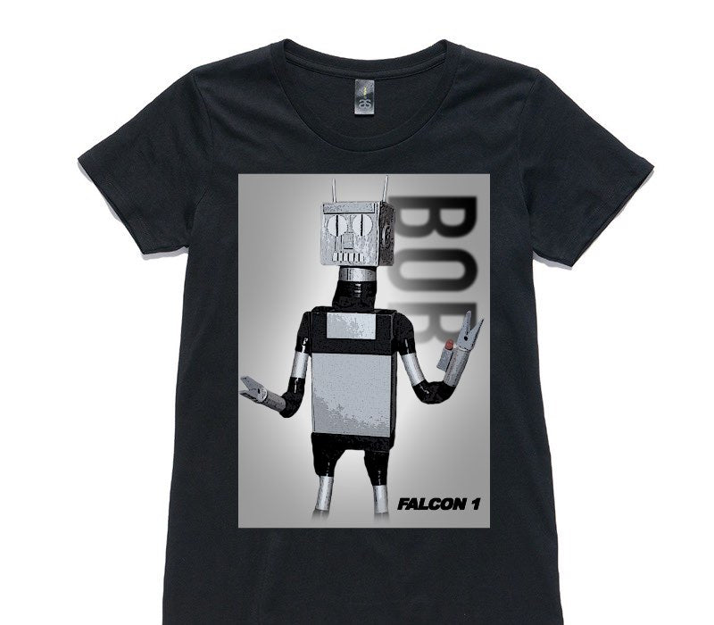 Custom Womens AS Colour 100% Cotton Black T-Shirt