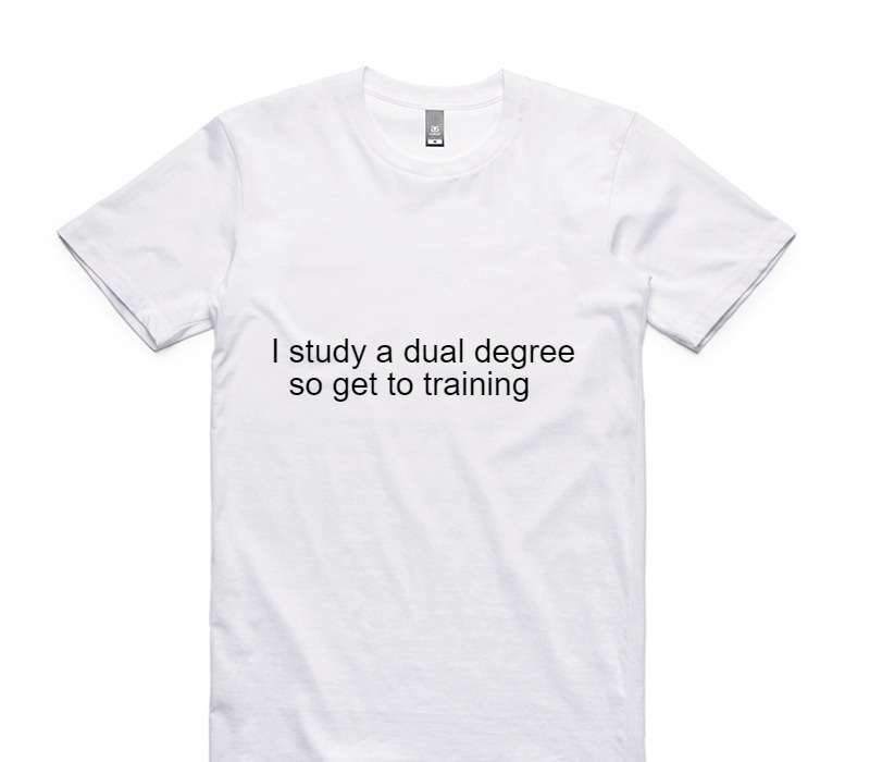 Custom AS Colour 100% Cotton White T-Shirt