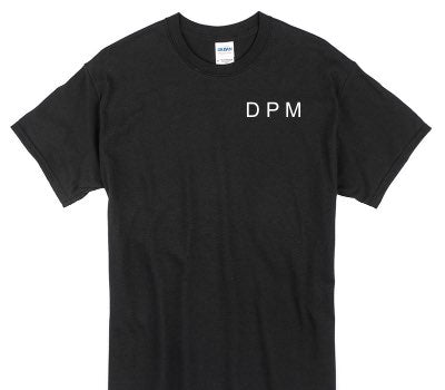 Custom Gildan 100% Cotton Black T-Shirt