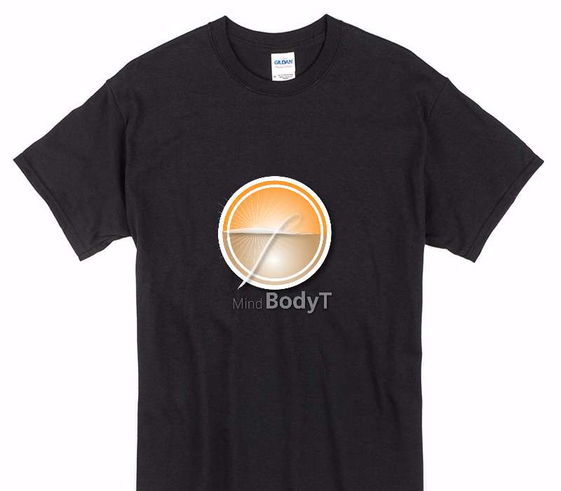 Custom Gildan 100% Cotton Black T-Shirt