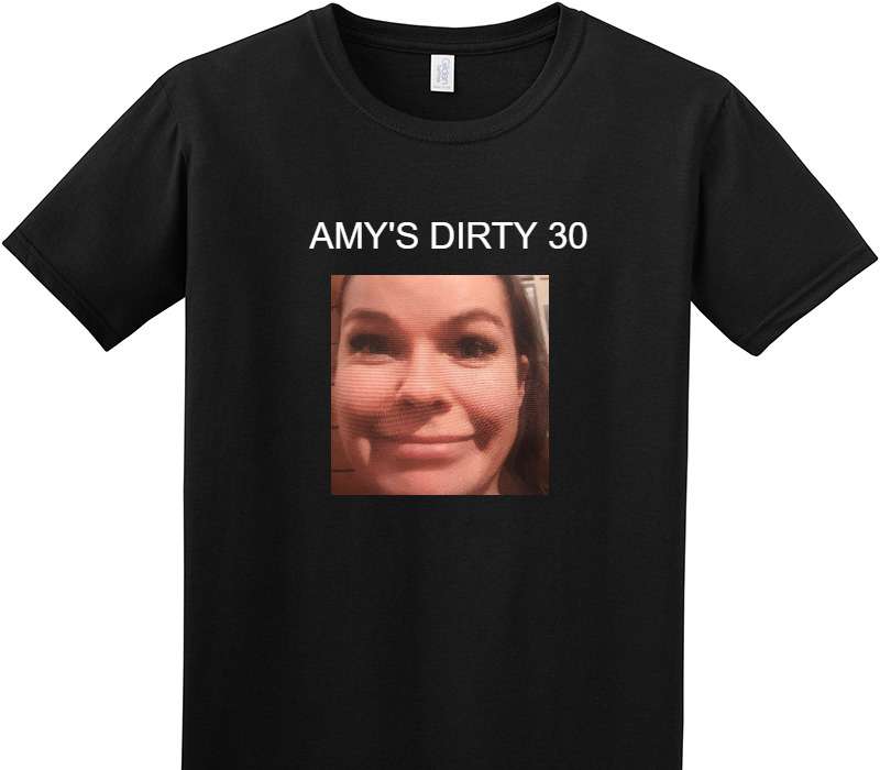 Custom Adult Soft Style 100% Cotton Black T-Shirt
