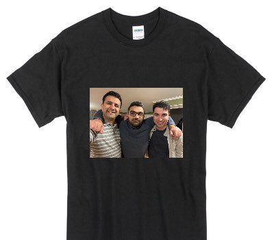 Custom Gildan 100% Cotton Black T-Shirt