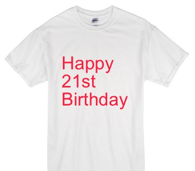 Custom Gildan 100% Cotton White T-Shirt