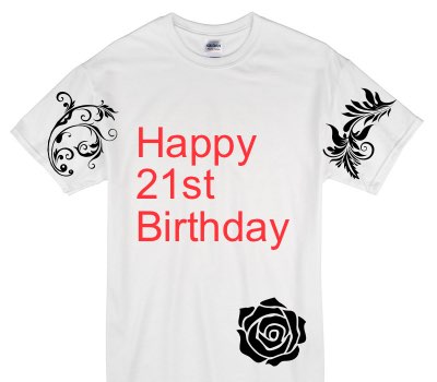 Custom Gildan 100% Cotton White T-Shirt